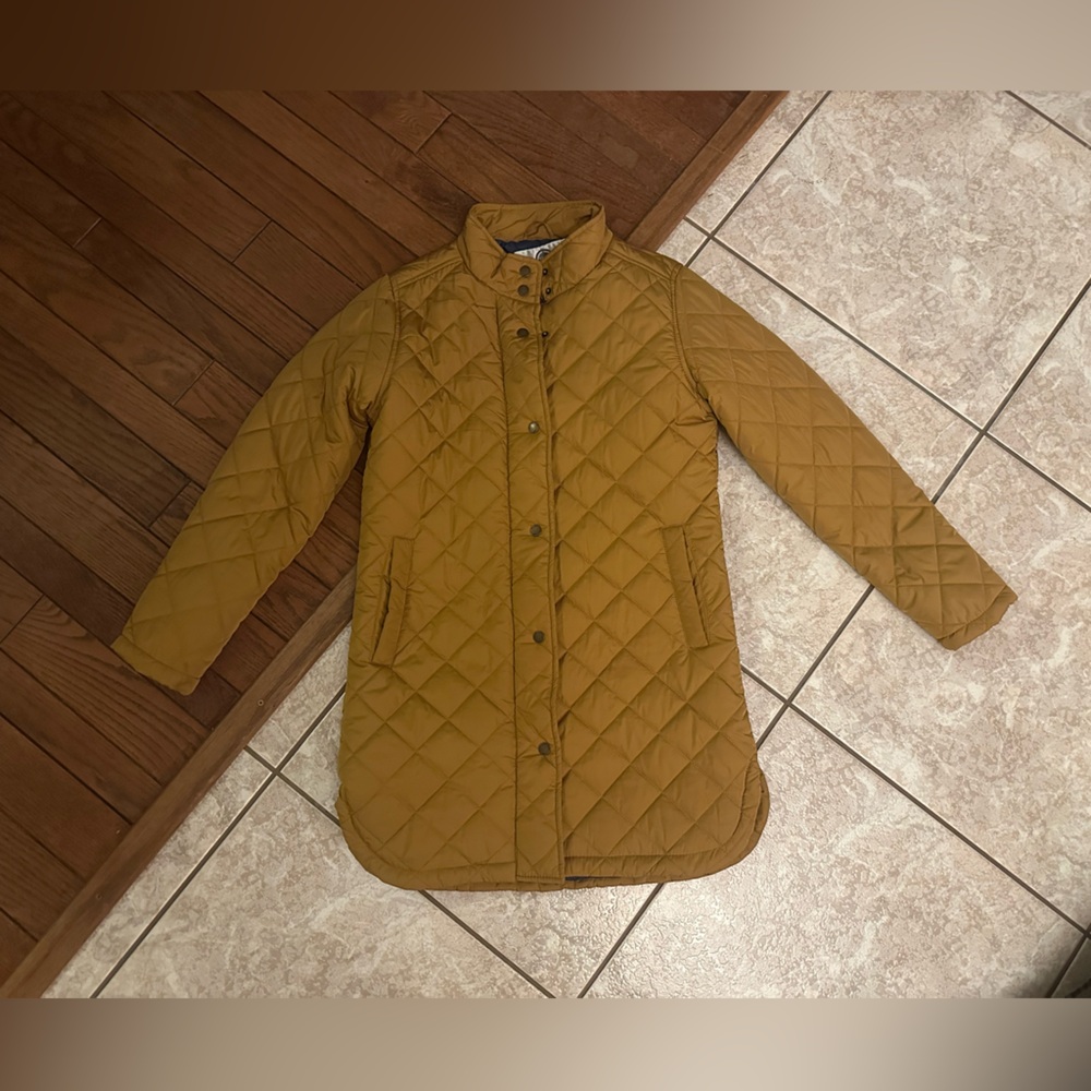 Weatherproof Mustard Jacket with Navy Lining